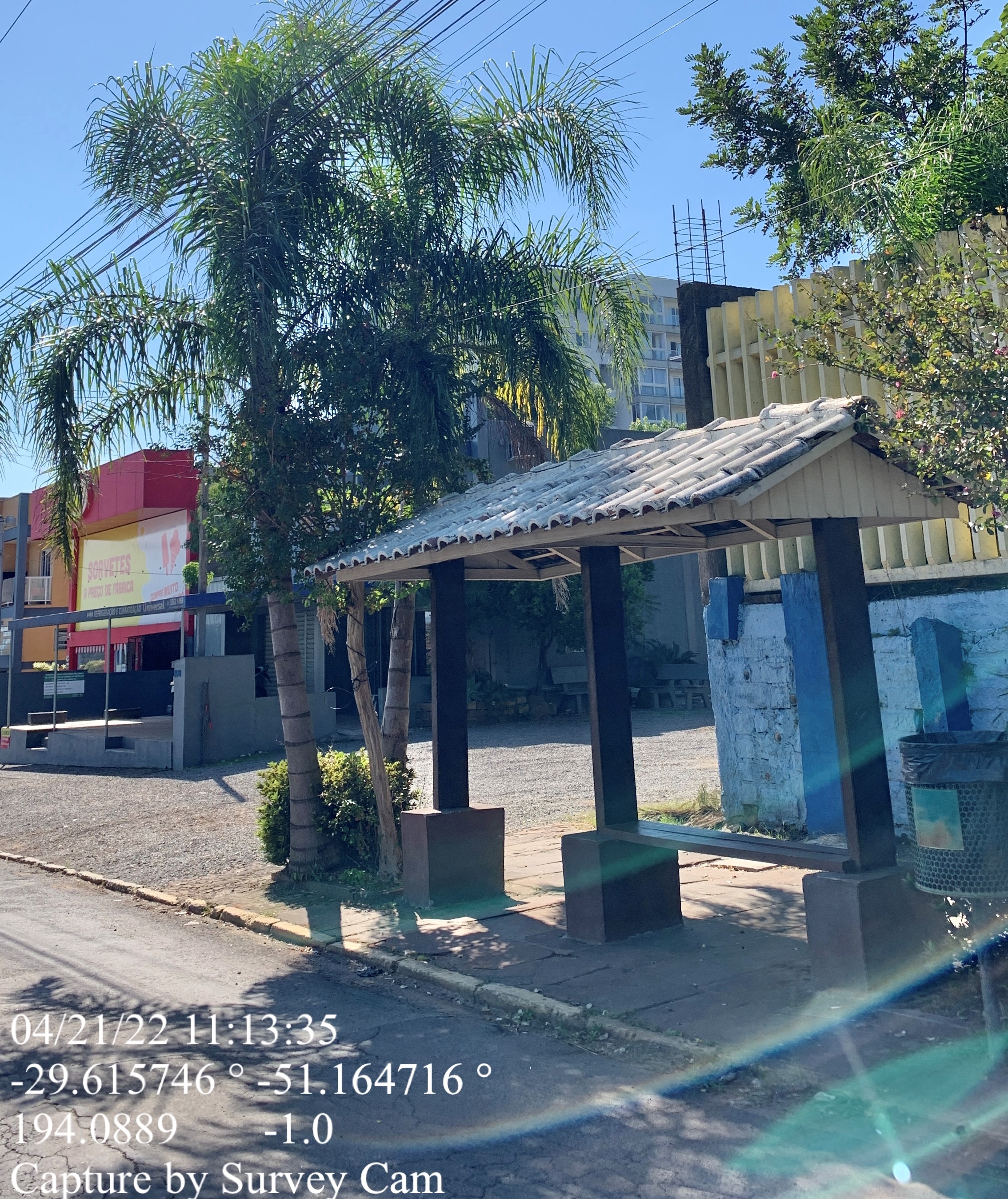 Distanciamento da parada de ônibus